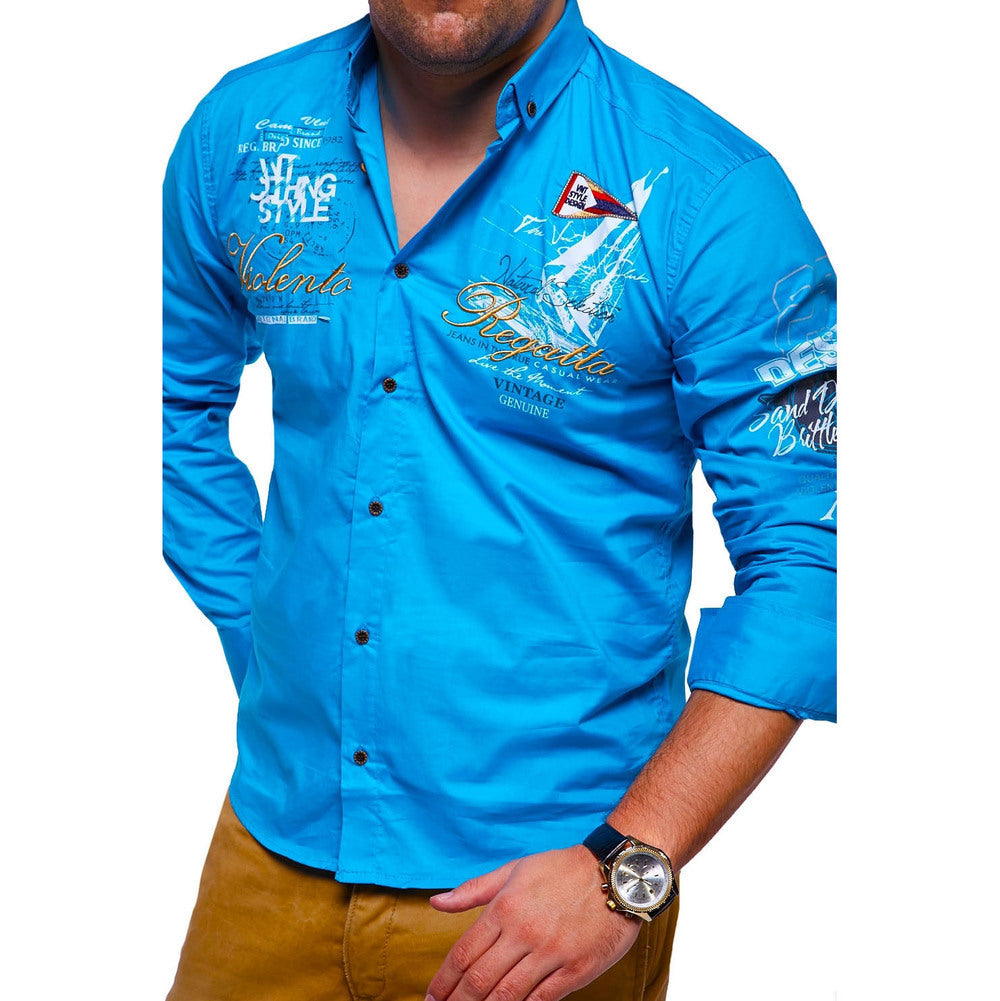 Fashionable Personality Printed Shirt Youth Shirt