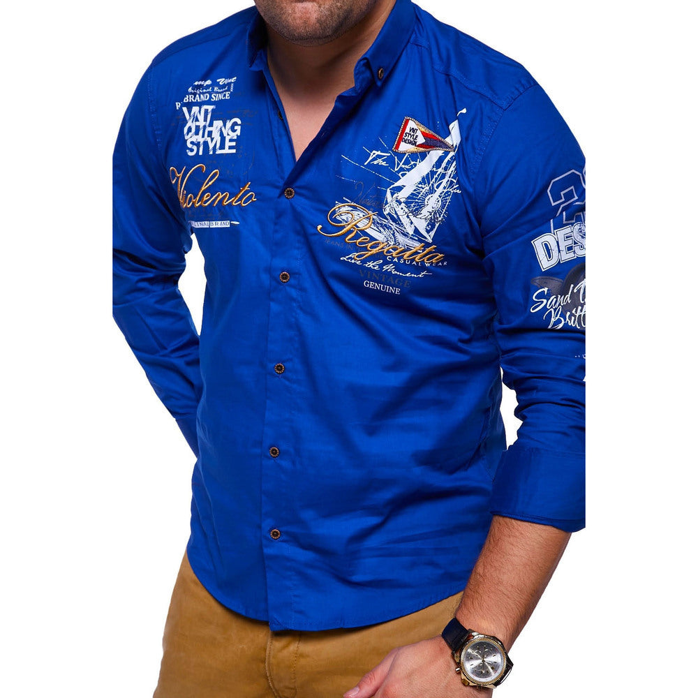 Fashionable Personality Printed Shirt Youth Shirt