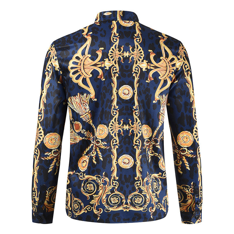 Positioning Printing Casual Shirt Men'S Shirt