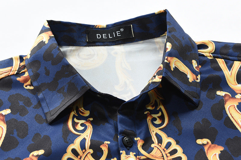 Positioning Printing Casual Shirt Men'S Shirt