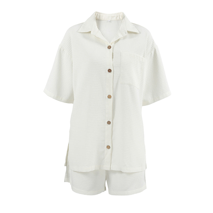 Design Waffle Shirt Outfit Shirt Shorts