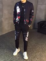 Printed two-piece suit