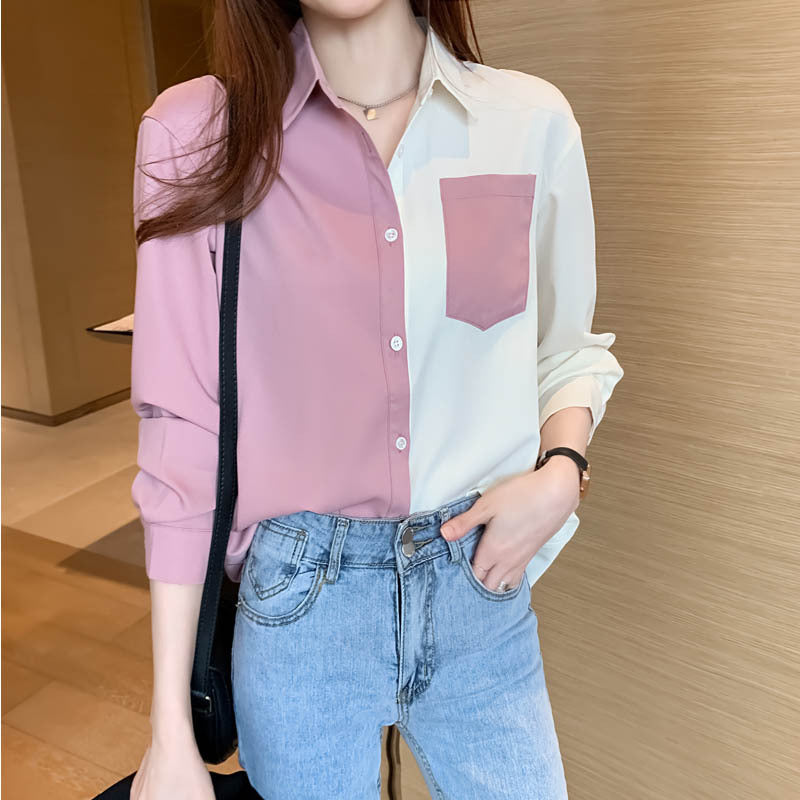 Chiffon Shirt Top Cardigan Bottoming Shirt